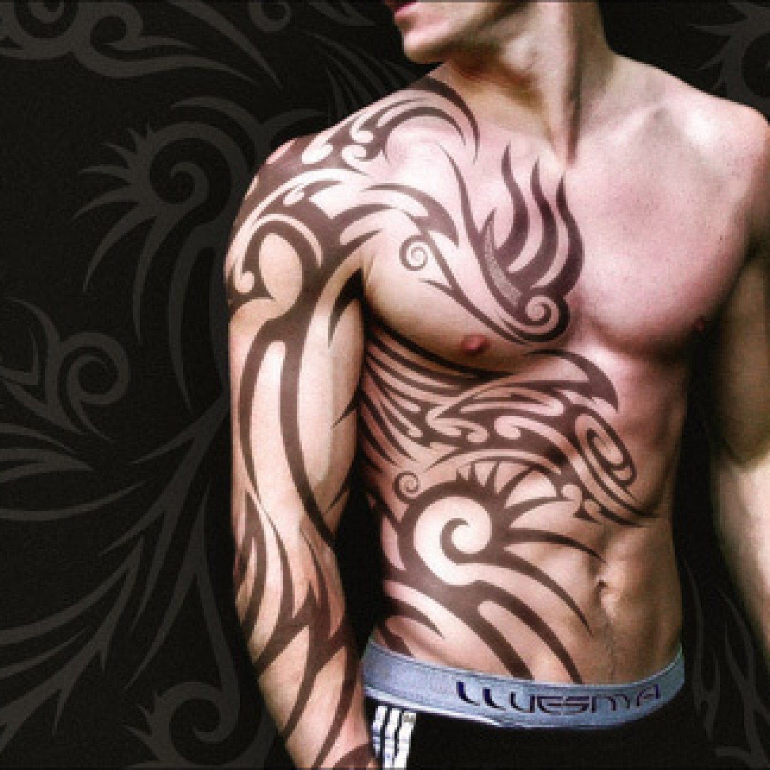 tribal-sleeve-tattoos-for-men.