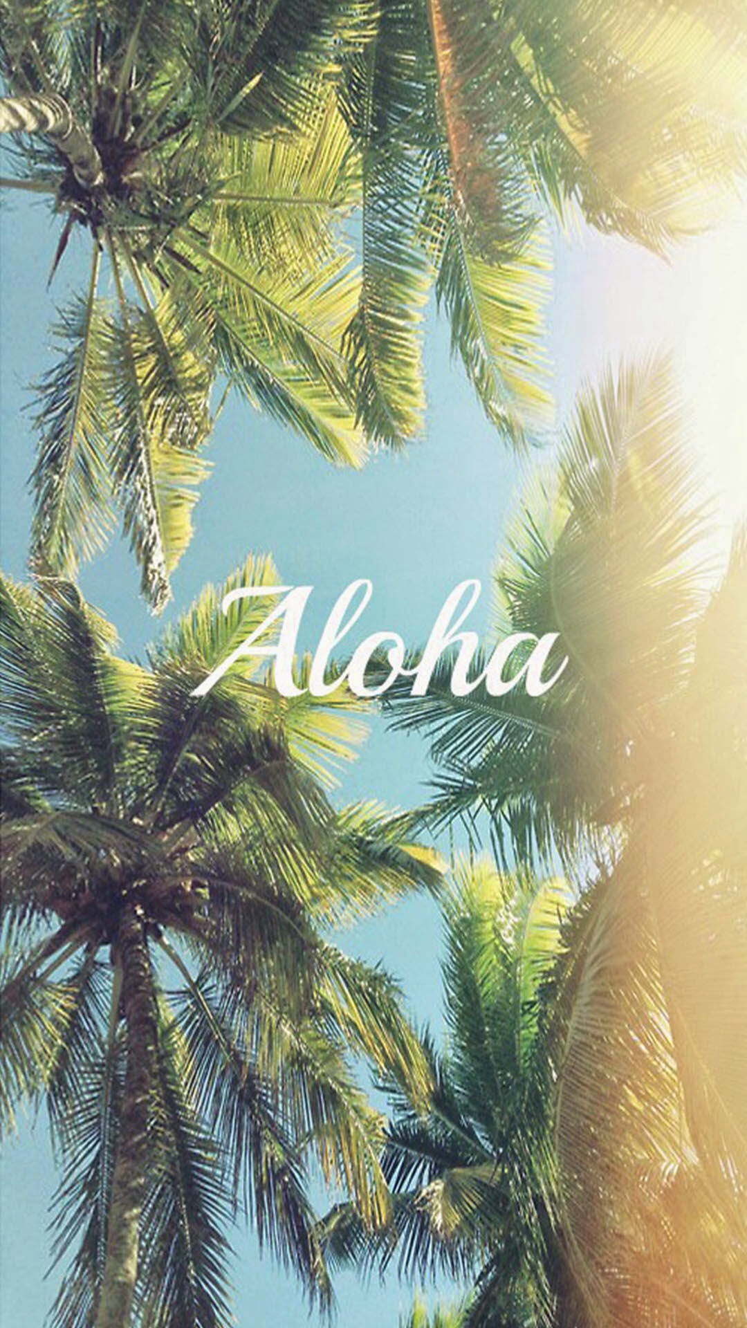 Aloha-Palm-Trees-iPhone-6-wallpaper