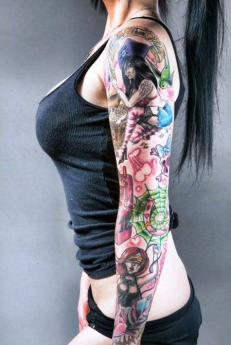 Arm-Sleeve-Tattoo-for-Women-011.