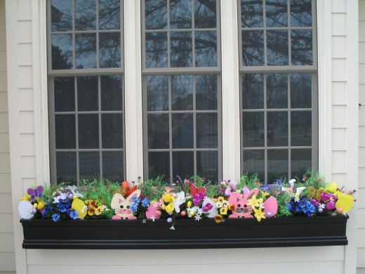 EASTER WINDOW DECORATIONS N6
