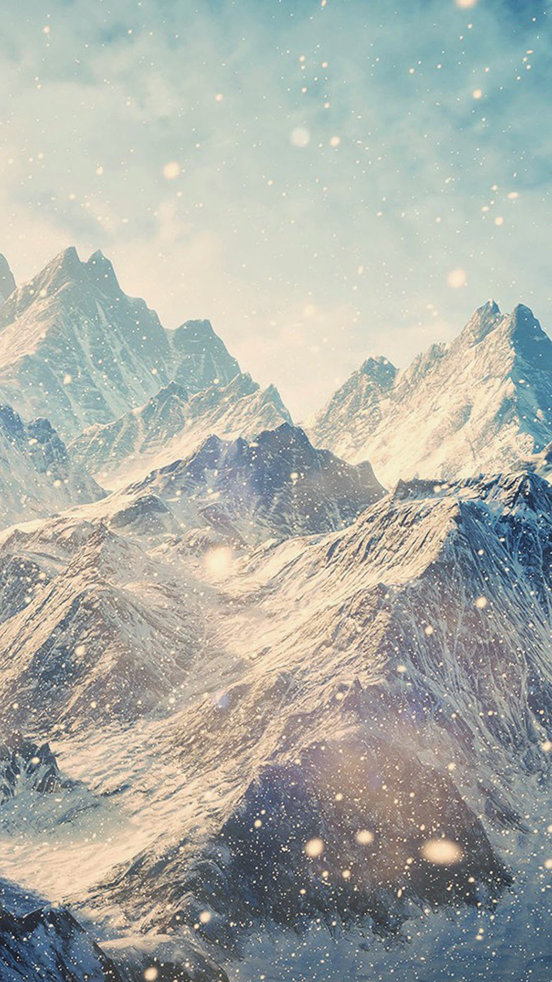 Himalayan-Mountains-Landscape-Snowfall-iPhone-6-wallpaper.