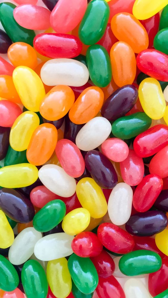 Colorful Jellybeans Easter Candy Jellybean Background