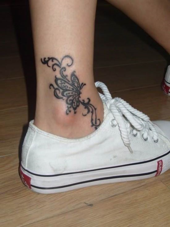 Pretty-Butterfly-Ankle-Tattoo.