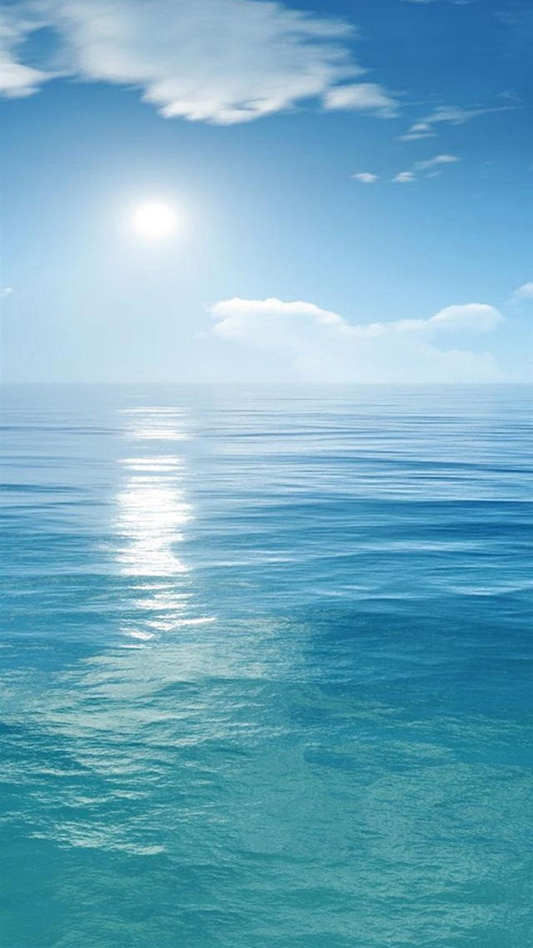 Sunny-Clear-Ocean-Skyline-Landscape-iPhone-6-wallpaper.