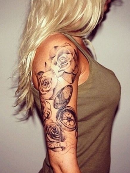 arm tattoo..