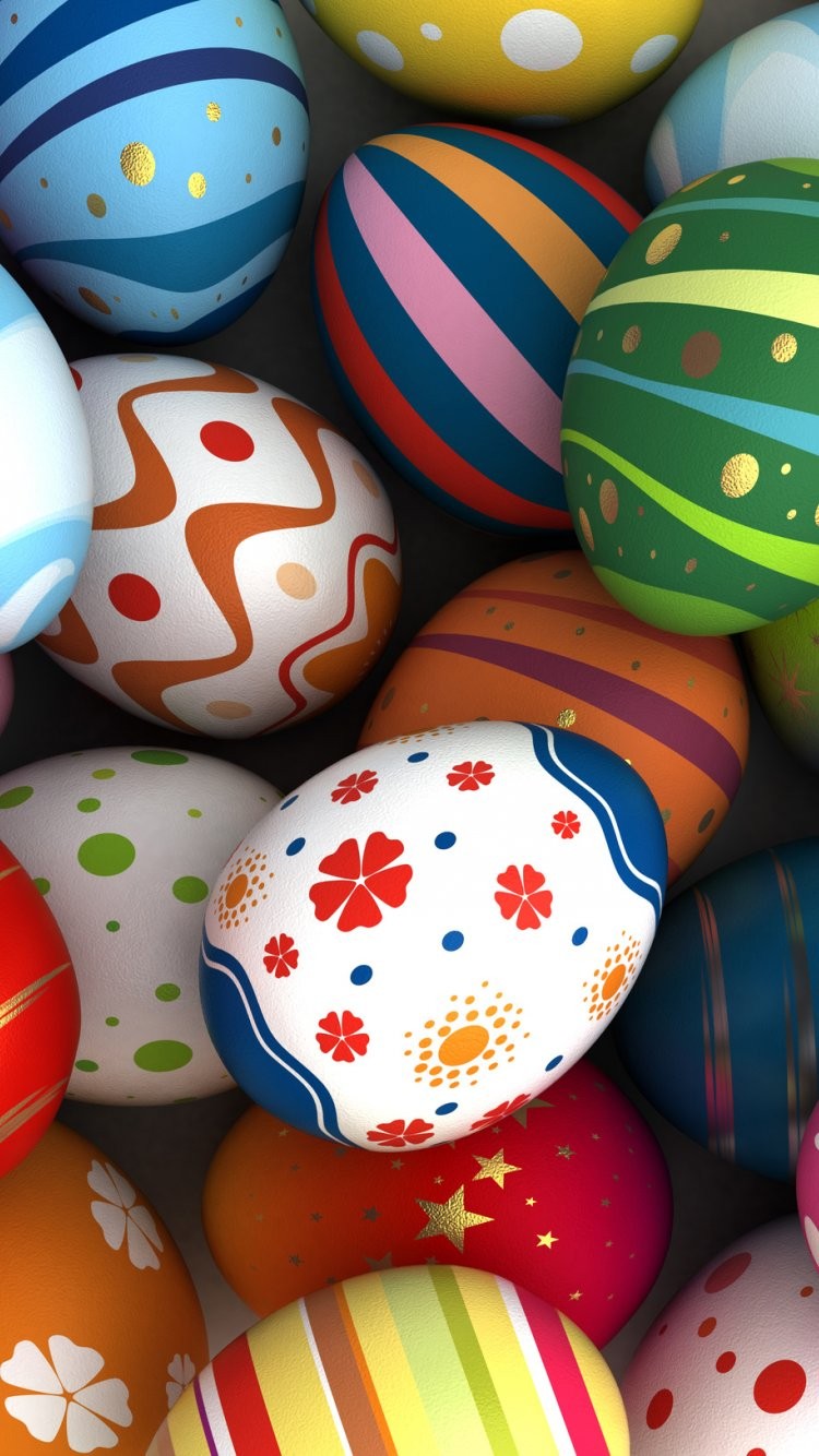 colorful easter eggs iphone 6 wallpaper 28239 - holidays iphone 6 wallpapers-