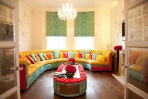 45 LIVELY BRIGHT COLOURFUL INTERIORS…….