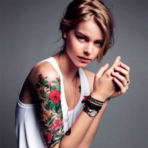 flowers-sleeve-tattoo.