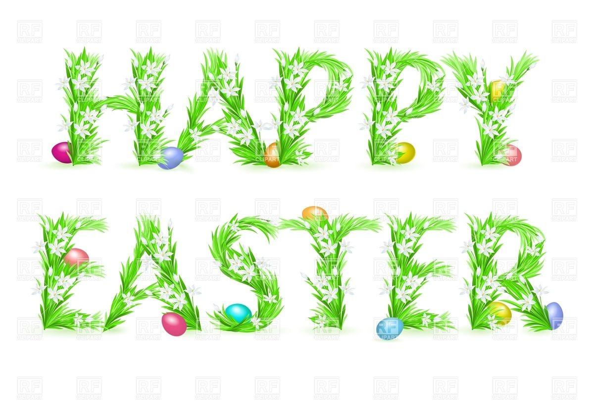 Greeting Card. Happy Easter. Illustration on white background
