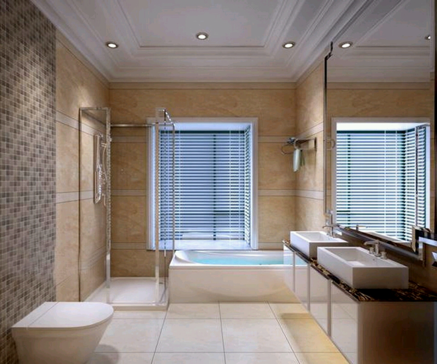 bathroom modern bathrooms designs tile floor interior contemporary popular floors luxury stylish tags retro godfatherstyle