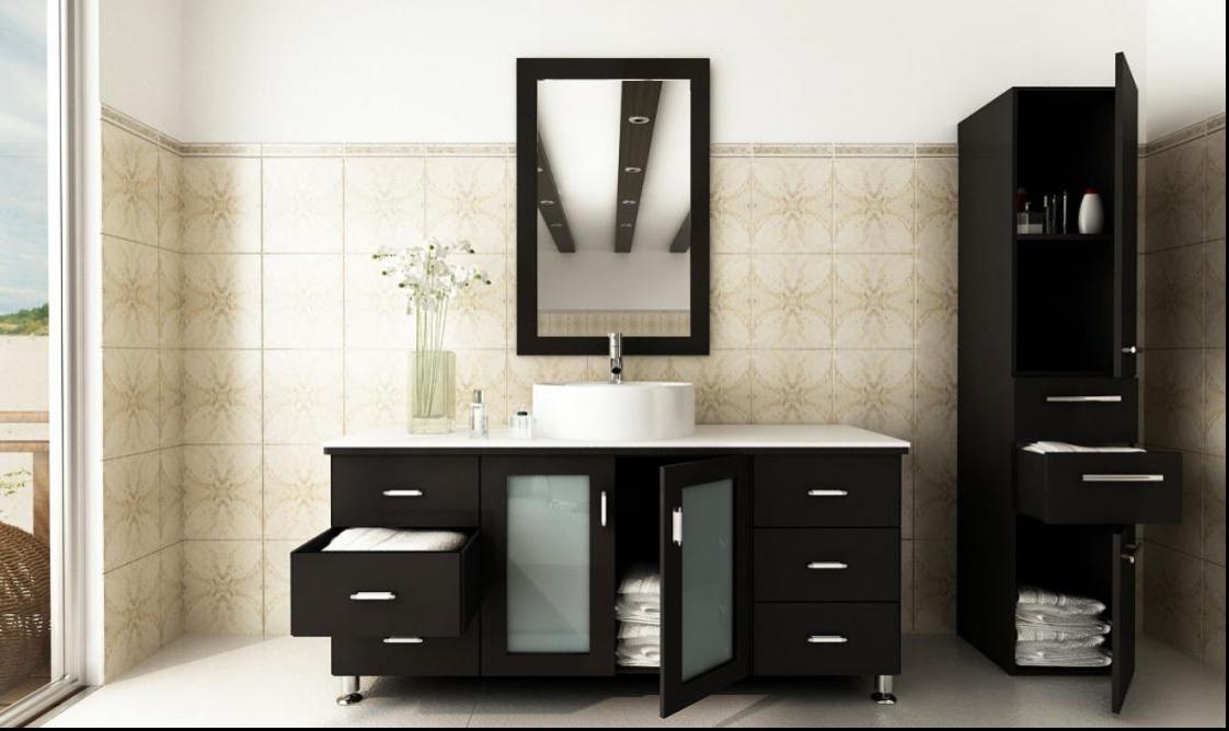 45 Relaxing Bathroom Vanity, Bathroom Single Sink Vanity Ideas