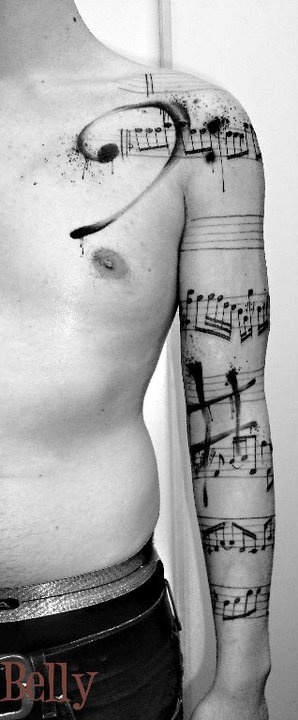 music-sleeve-tattoo-tatouaz-maniki-mousiki-notes.