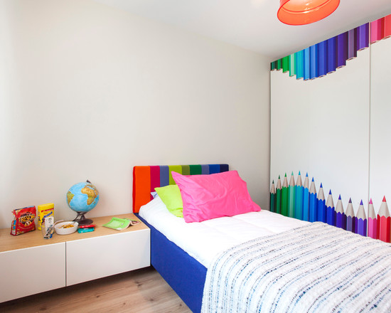 Charming Kids Room Colorful Pencil Theme Kavakli Sample Apartment