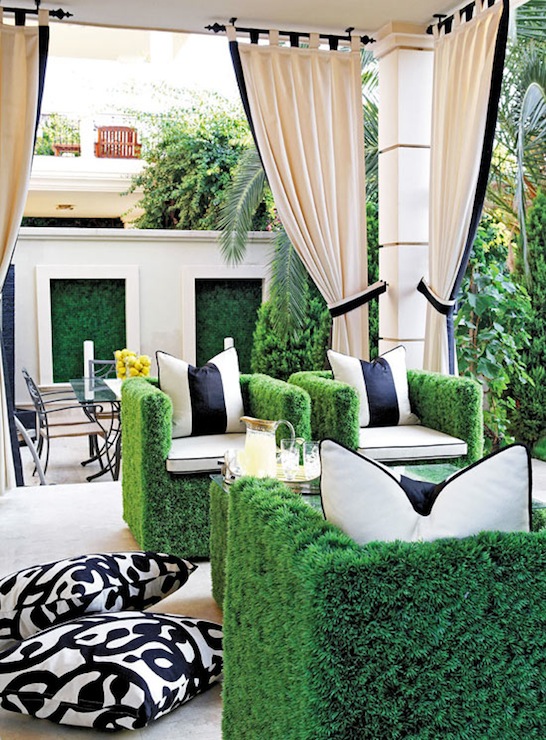 Black And White Outdoor Space Ideas 15