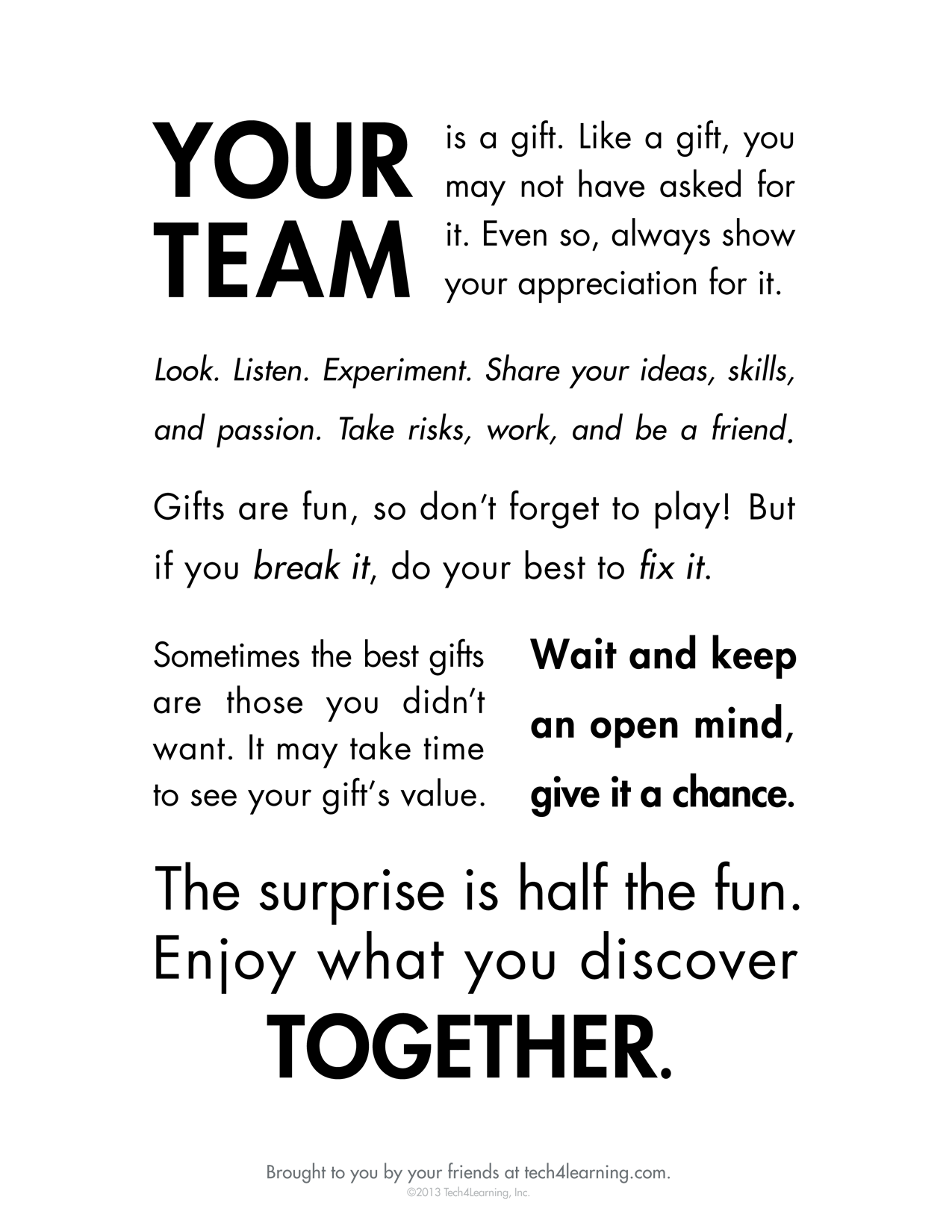 Encouraging Words For Team Leader