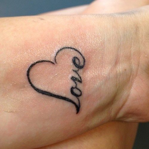 heart tattoo..