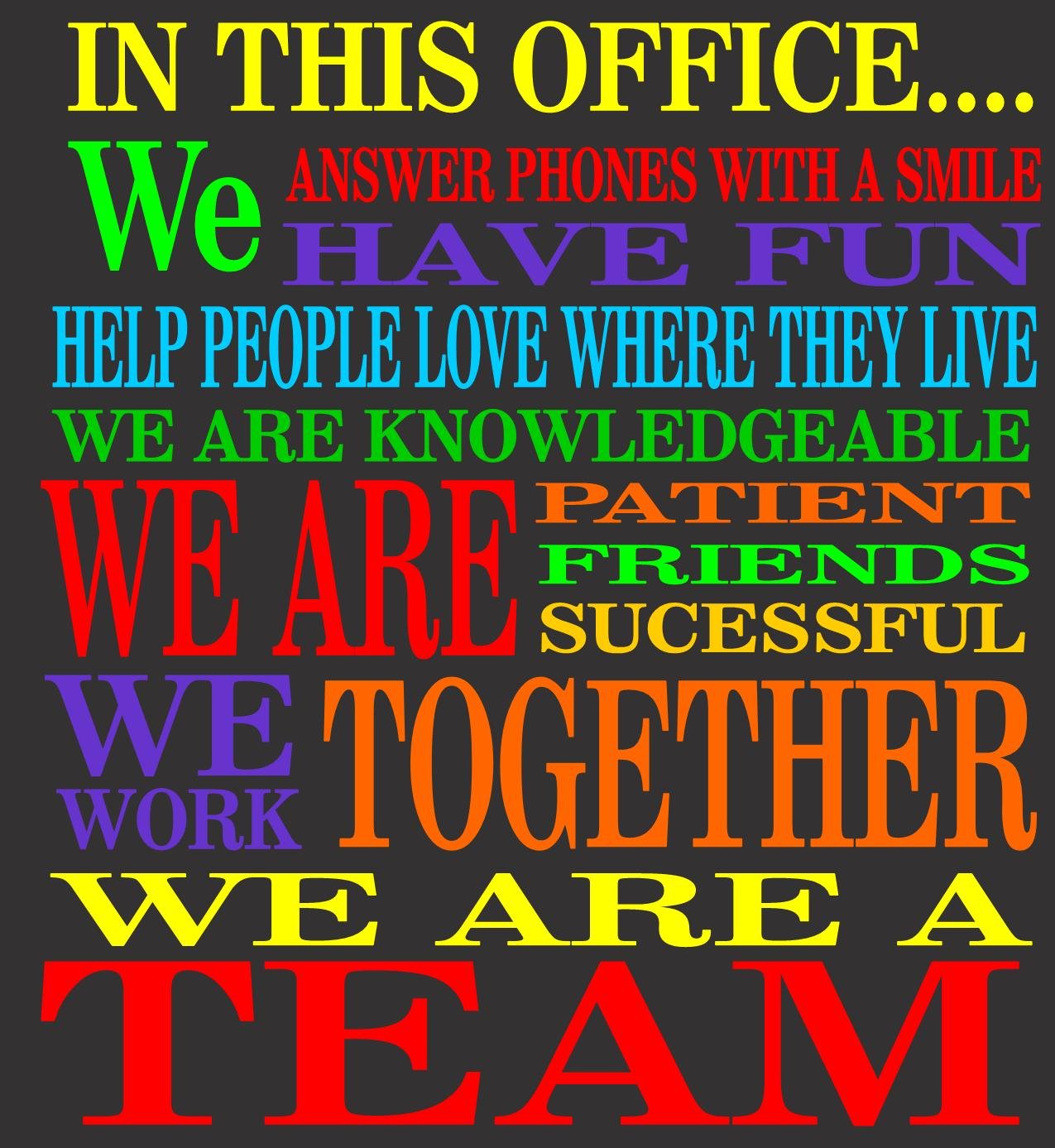 Encouraging Words For Team Members