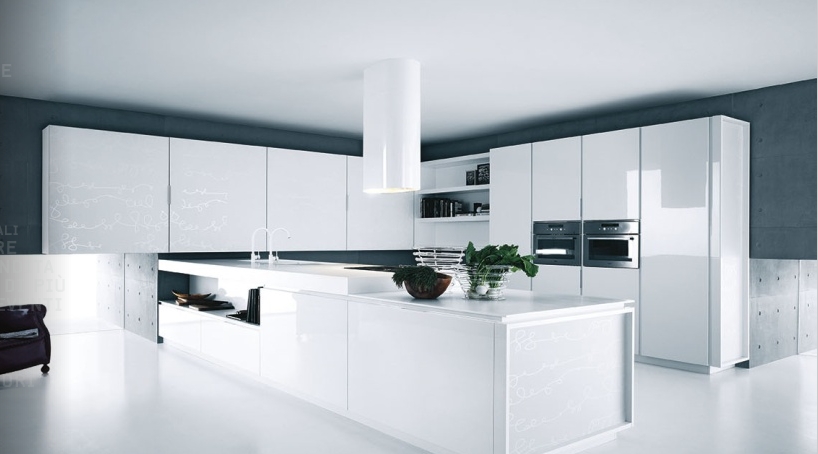 Modern-Kitchen-white-lacquer-cabinets.