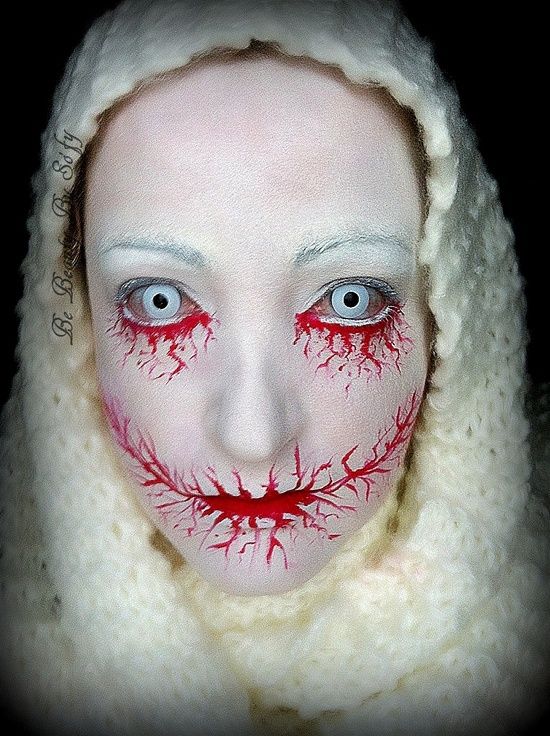 scary halloween ,makeup ieas