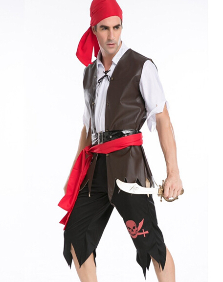 CL5313-Free-Shipping-New-Jake-and-the-Neverland-Pirates-Men-Costume-Handsome-Sexy-Pirate-Costume-