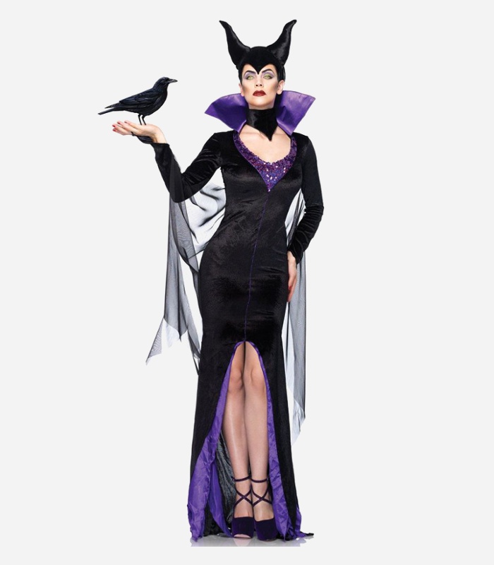 Scary-Halloween-Costumes-for-Women-Disney-Maleficent-Adult-Costume.