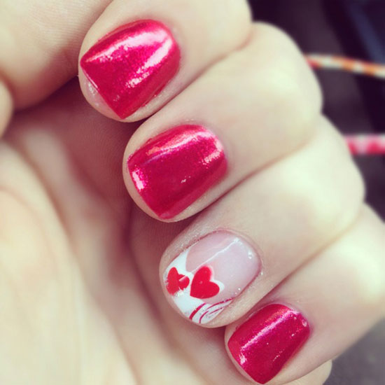 27 HOT VALENTINES DAY NAIL ART TO GET INSPIRED FROM.... - Godfather Style