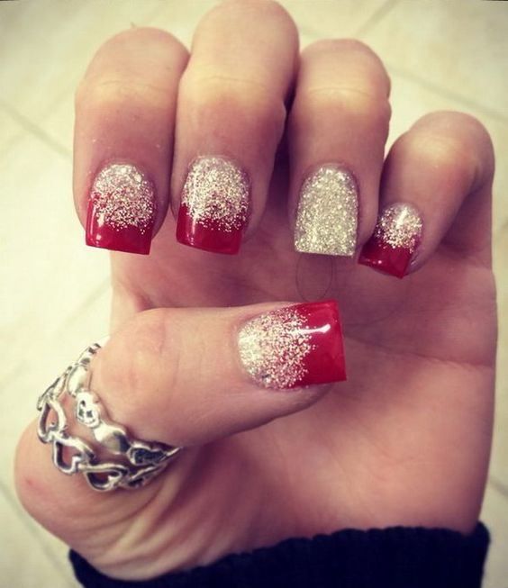 ombre-nails-with-glitter
