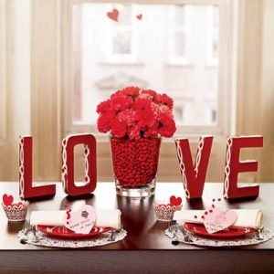 20 AWESOME VALENTINE TABLE DECORATION